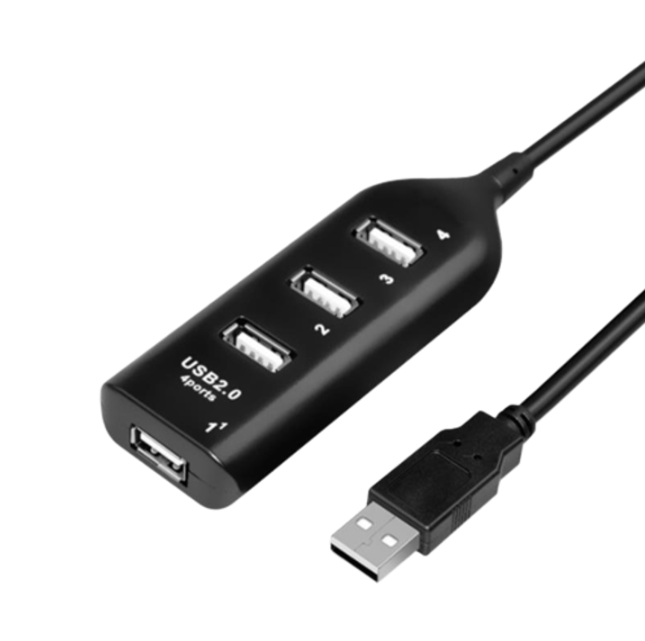 Adaptador HUB USB 2.0 / 4 En 1 / 4 USB