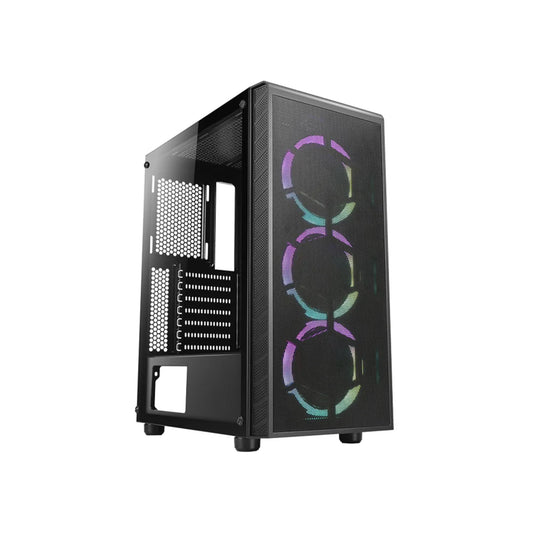 Gabinete Compacto Azza Prime Csaz-360 Ventana Vidrio Templado