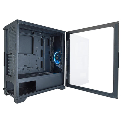 Gabinete Compacto Azza Eclipse Csaz-440 Ventana Vidrio Templado