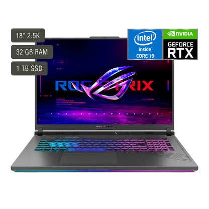 Notebook Gaming Asus Rog Strix 18'' Core I9 32gb 1tb Win11 Rtx4080