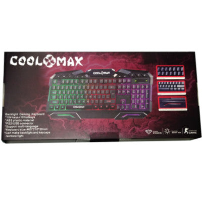 Teclado Gaming Coolmax Español Retroiluminado