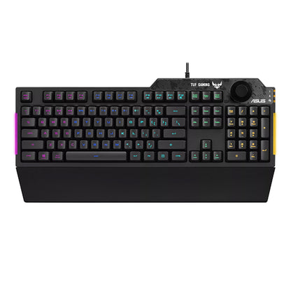 Teclado Gaming Asus Tuf K1 Usb 1000hz 5 Zonas Rgb