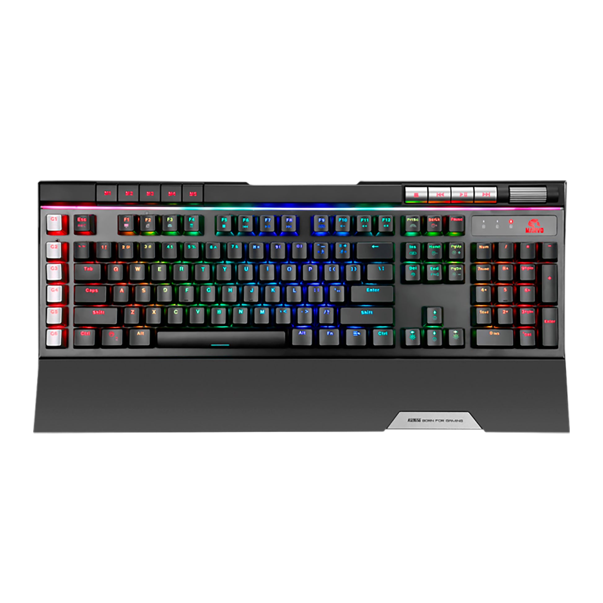 Teclado Gaming Marvo Pro Kg965g Anti-ghosting Con Iluminación