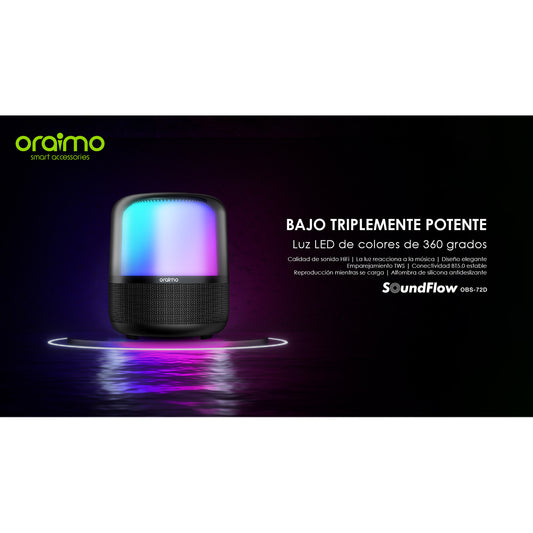 Parlante Inalámbrico Oraimo Soundflow 50w Bluetooth