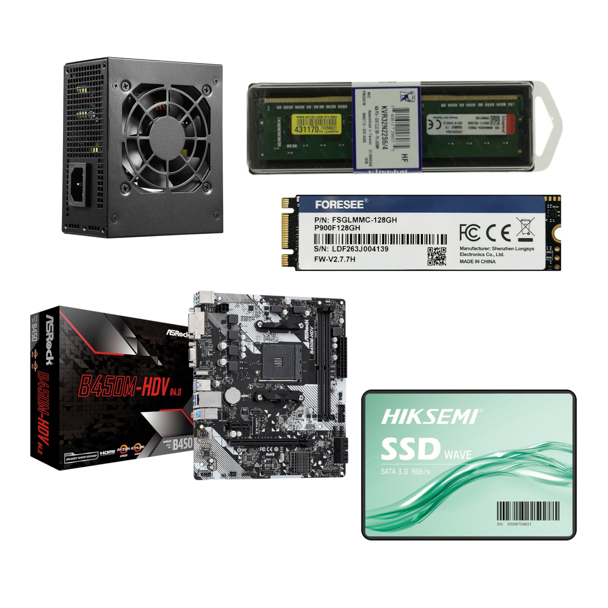 Pc Coolmax Ryzen 3 3200G 8gb 128gb ssd m.2 + 256gb ssd 2.5