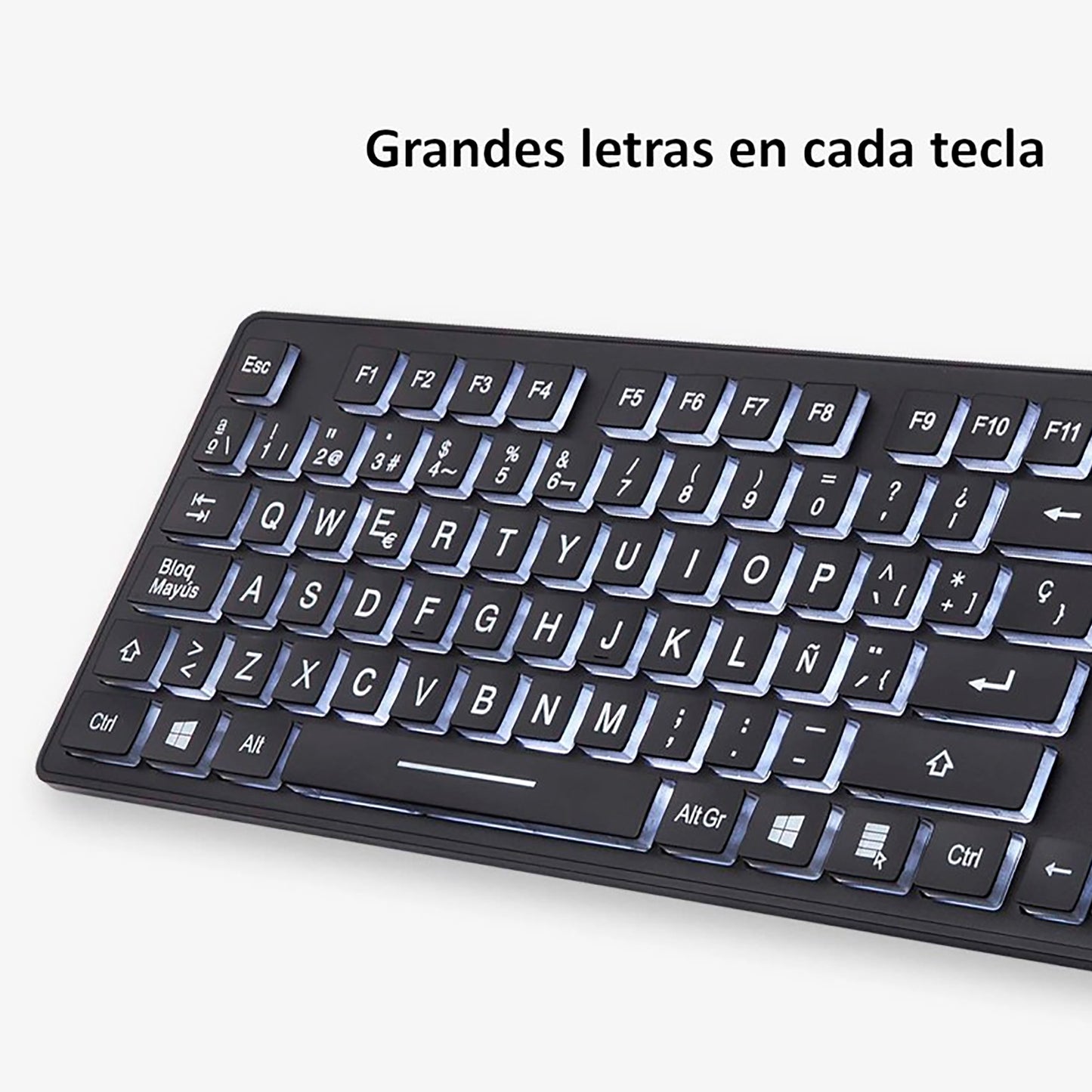 Teclado Usb Perixx 317 Retroiluminado