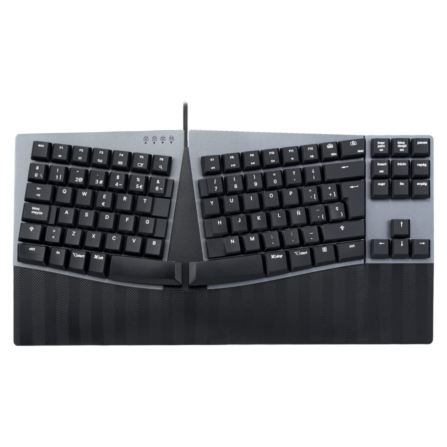 Teclado Ergonómico Usb Perixx 335 Multimedia Español