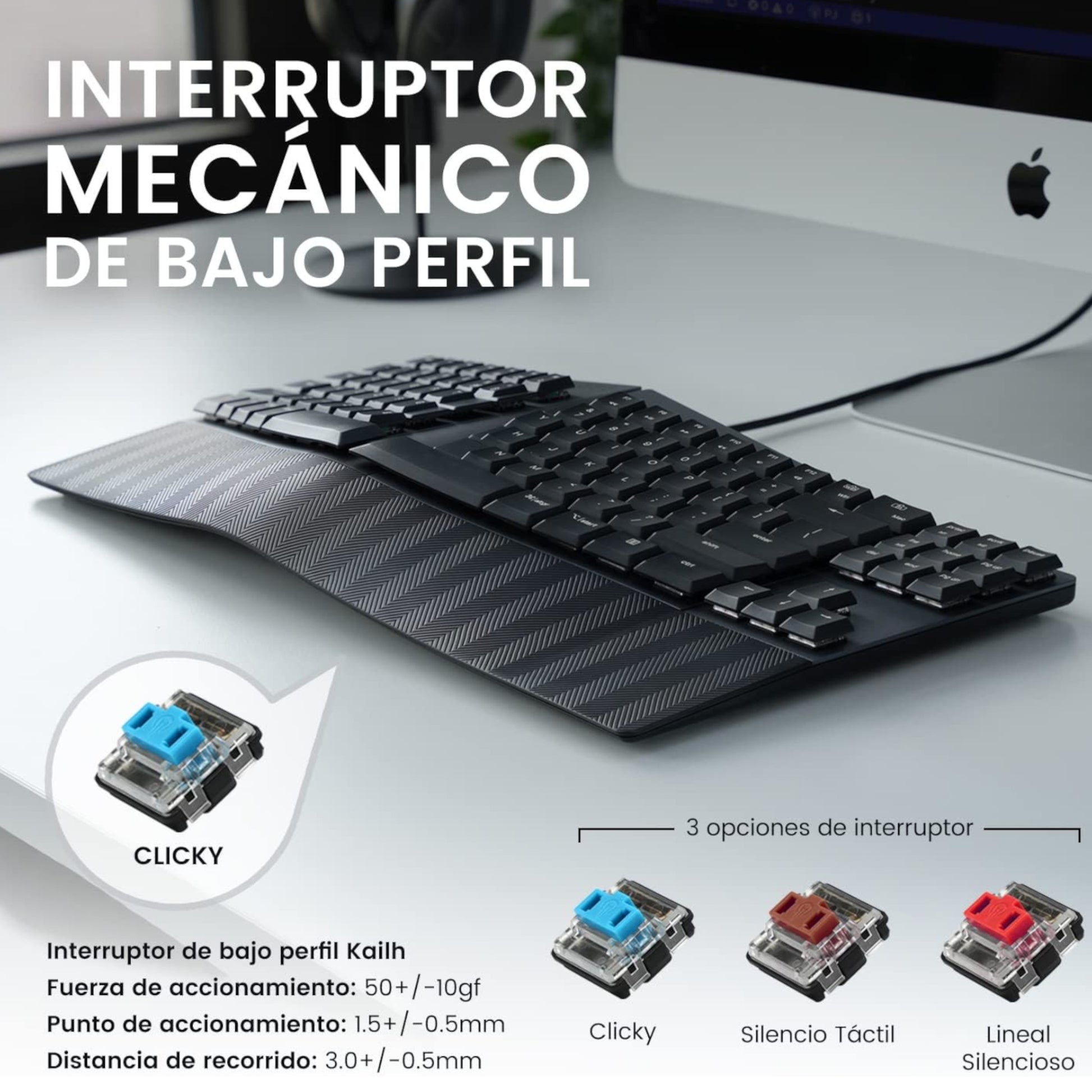 Teclado Ergonómico Usb Perixx 335 Multimedia Español