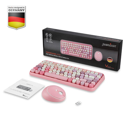 Combo Inalámbrico Mouse Y Teclado Español Perixx Periduo 713