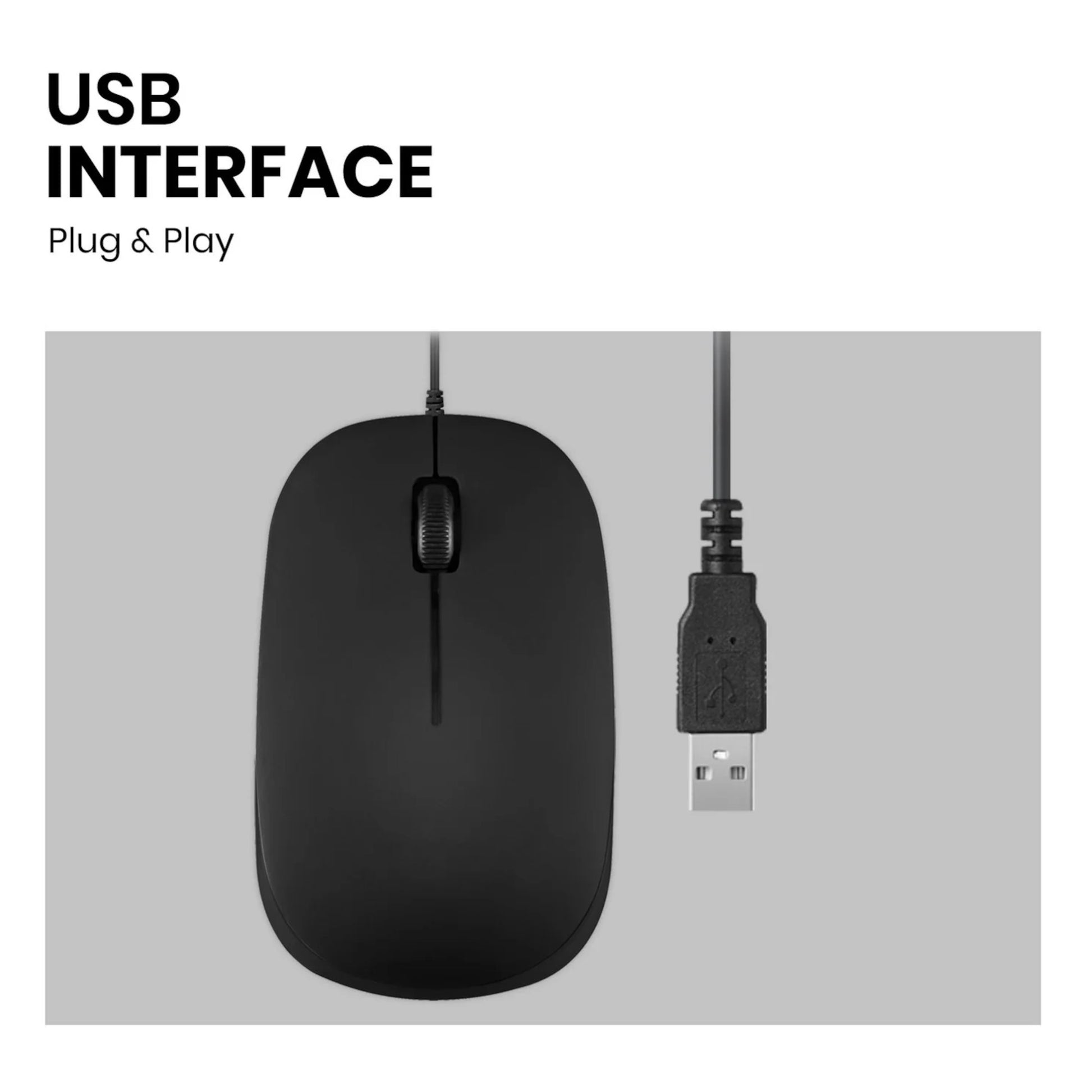 Mouse Ambidiestro Cableado Usb Perixx Permice 201