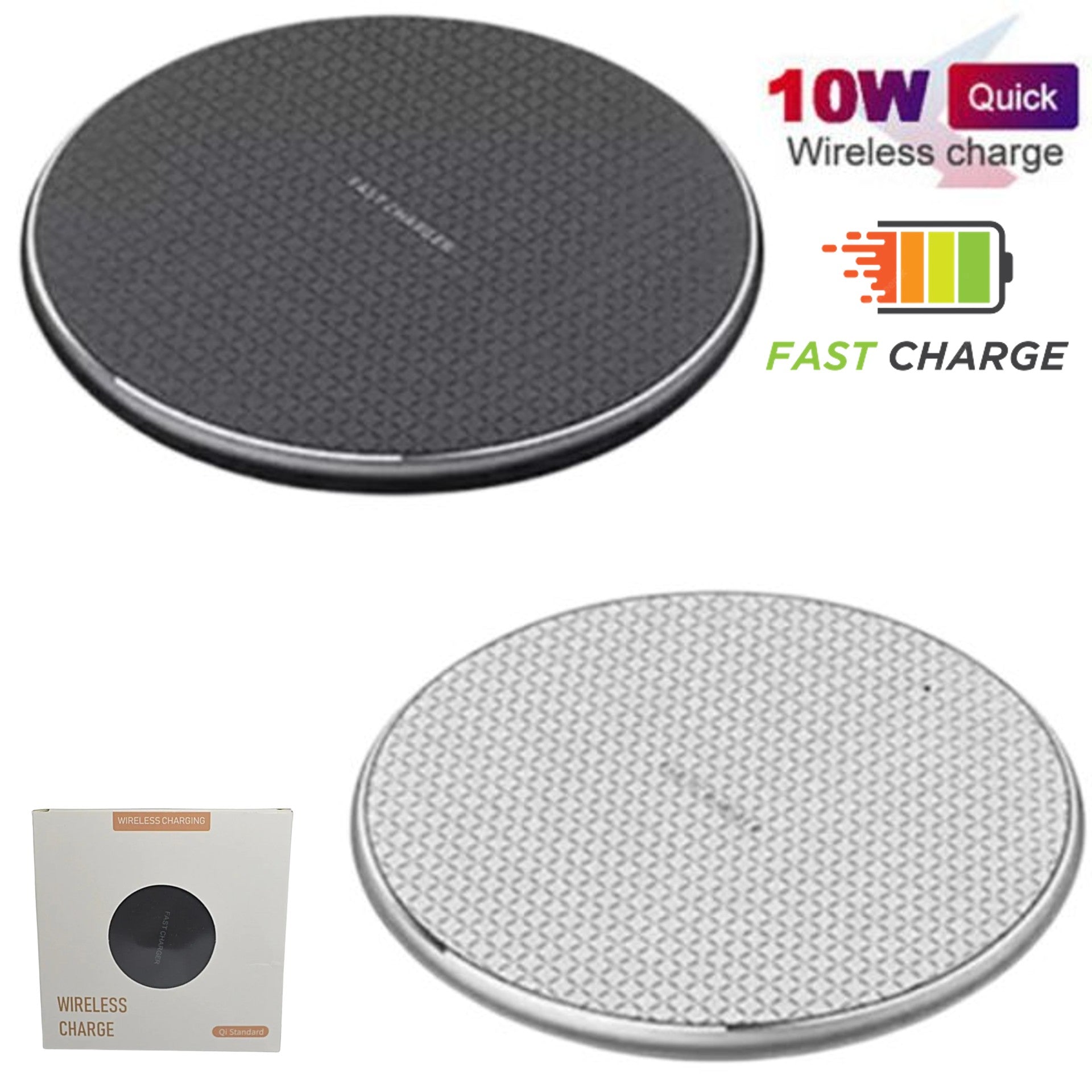 Cargador Inalámbrico QI Fast Charge 10W