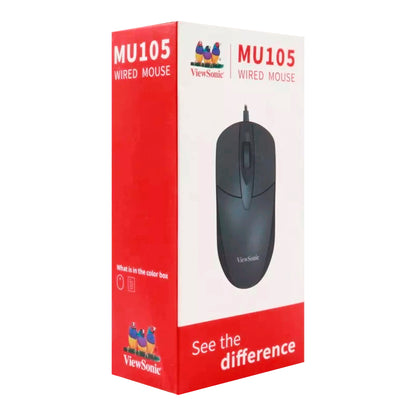 Mouse Cableado ViewSonic Mu105 USB 1000dpi