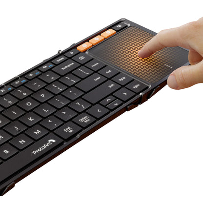 Teclado Con Touchpad Plegable Bluetooth ProtoArc Xk01-tp