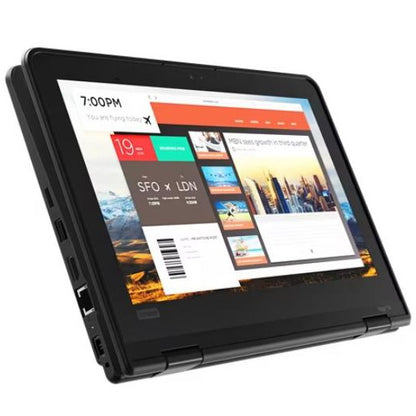 Notebook Convertible Lenovo Quadcore 2.6GHz, 4GB, 128GB SSD, 11.6" Touch, Español